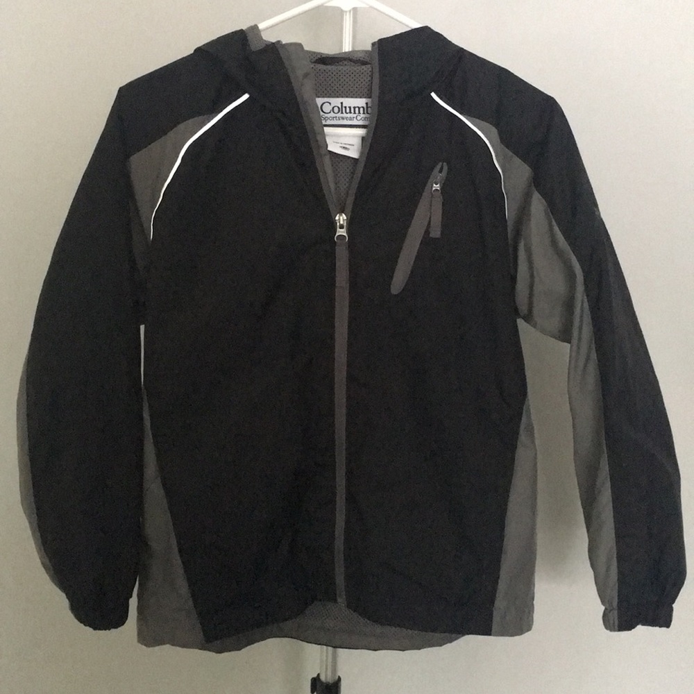 Columbia Boys Size 10/12 Nylon Hooded Jacket